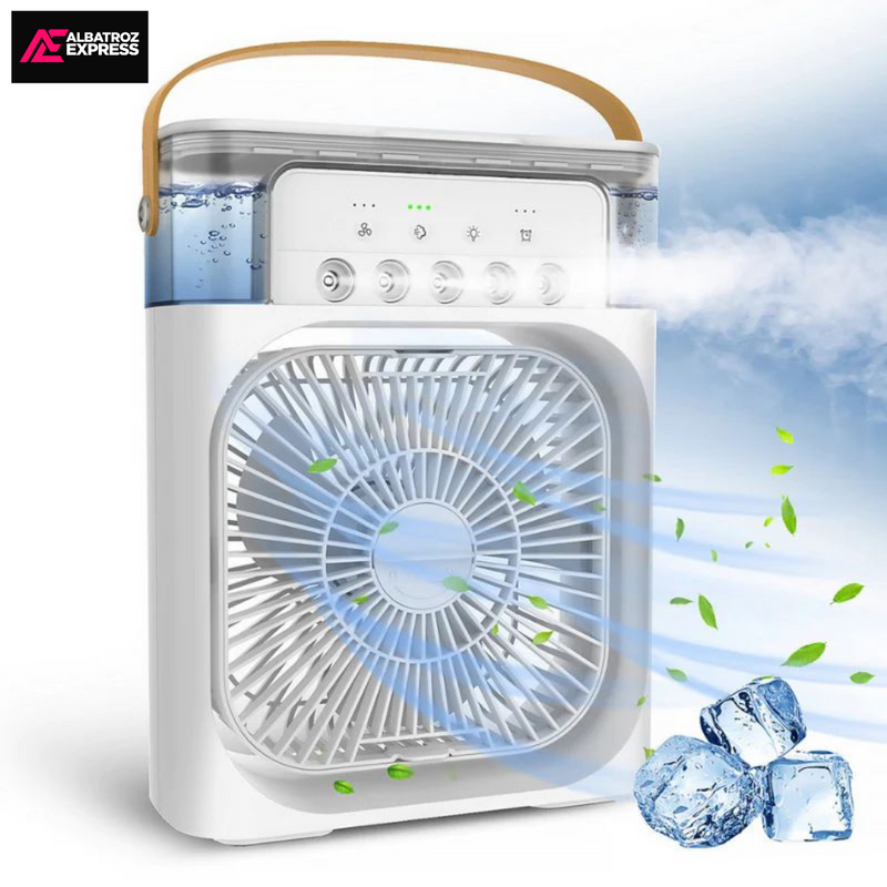Mini Ar Condicionado e Umidificador Portátil Cold Air - 4 em 1