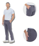 Kit com 05 Calças Masculina Sarja Esporte Fino Direto da Fabrica