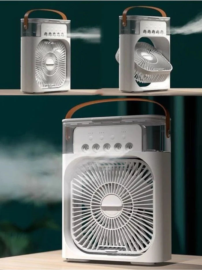 Mini Ar Condicionado e Umidificador Portátil Cold Air - 4 em 1