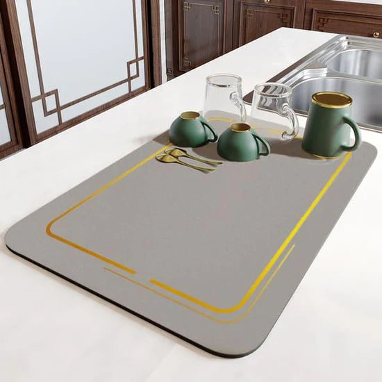 Tapete Escorredor de Louça Ultra Absorvente Ultra Sec + Frete Grátis