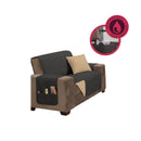 Protetor de Sofá Impermeável Dupla Face Acolchoada e Anti Desgaste Pets + Frete Grátis