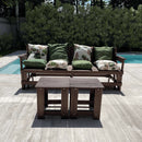 BLACK FRIDAY- Banco Que Vira Mesa de 8 Lugares [BRINDE: + 1 par de mesinhas de centro + 1 Kit de almofadas]