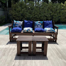 BLACK FRIDAY- Banco Que Vira Mesa de 8 Lugares [BRINDE: + 1 par de mesinhas de centro + 1 Kit de almofadas]