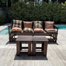 BLACK FRIDAY- Banco Que Vira Mesa de 8 Lugares [BRINDE: + 1 par de mesinhas de centro + 1 Kit de almofadas]