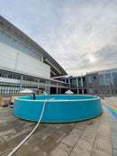 BLACK FRIDAY- Piscina IPOOLGO Com Tampa e Bomba Elétrica + Escada de Brinde