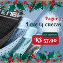 SUPER PROMO DE NATAL - PAGUE 7 LEVE 14 - Kit Semanal de Cuecas Respiráveis + FRETE GRÁTIS