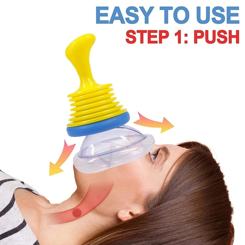 Portable First Aid Choking Device Adults & Children Emergency Asphyxia Rescue Device Home Outdoor Simple Asphyxia Rescue Device