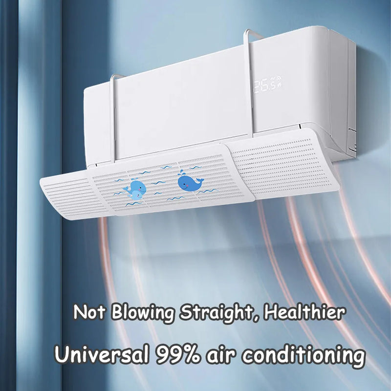 Scalable Air Conditioning Windshield Anti-Direct Blowing Universal Windproof Wall-Mounted Air Outlet Baffle Confinement Cold Air