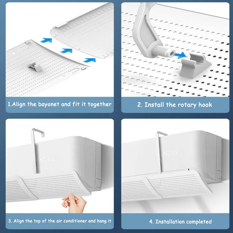 Scalable Air Conditioning Windshield Anti-Direct Blowing Universal Windproof Wall-Mounted Air Outlet Baffle Confinement Cold Air
