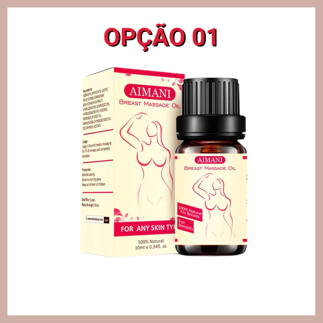Óleo Natural para Firmar e Aumentar os Seios Big Boobies