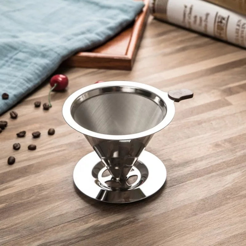 Filtro de Café Reutilizável de Inox