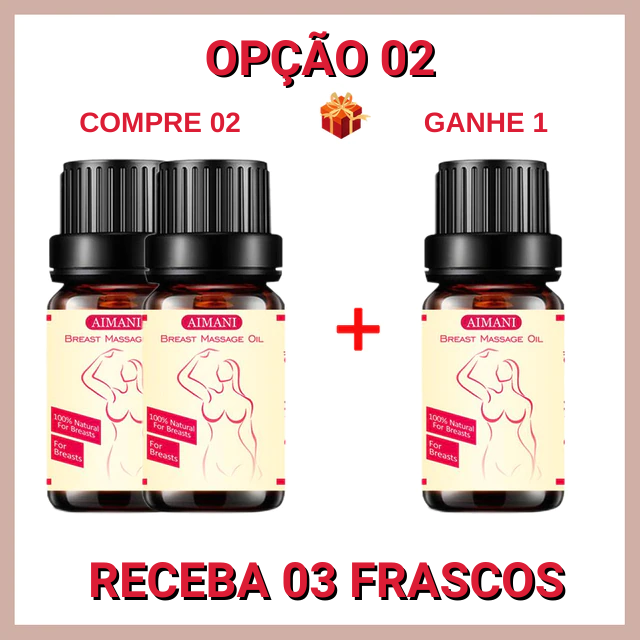 Óleo Natural para Firmar e Aumentar os Seios Big Boobies