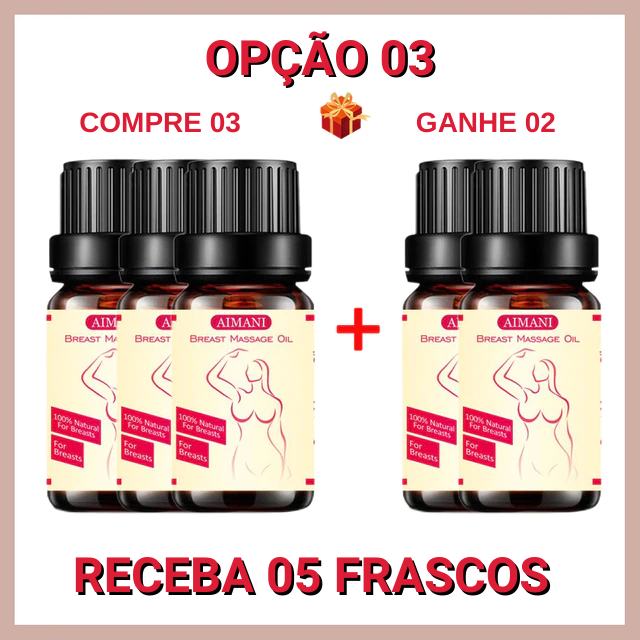 Óleo Natural para Firmar e Aumentar os Seios Big Boobies