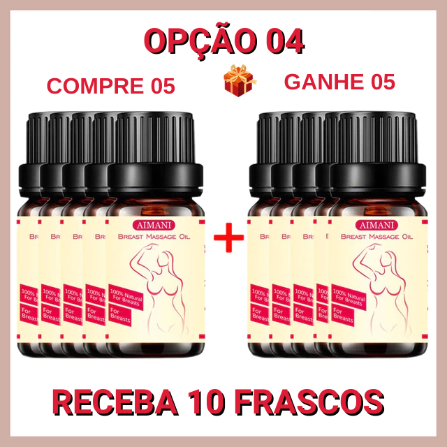 Óleo Natural para Firmar e Aumentar os Seios Big Boobies
