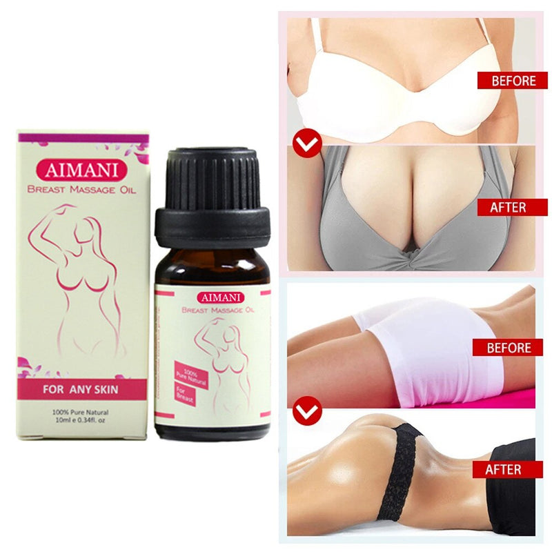 Óleo Natural para Firmar e Aumentar os Seios Big Boobies
