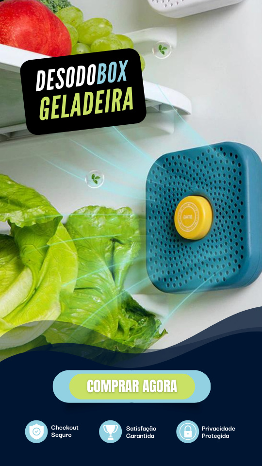 DesodoBox - Elimine Mal Cheiros da Geladeira