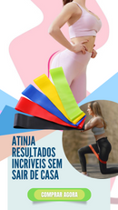 Kit Extensores Elásticos Para Exercícios