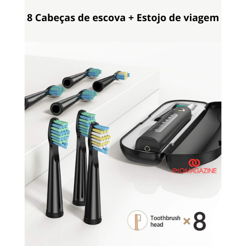 Escova de Dentes Elétrica Recarregável