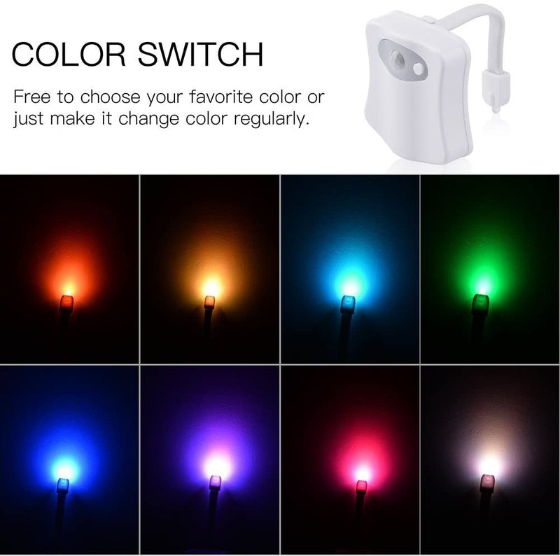 Led Para Vaso Sanitário com 8 Cores a Prova D'água