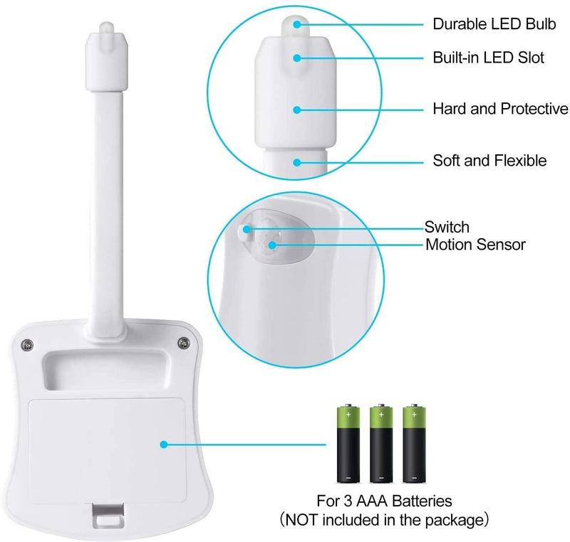 Led Para Vaso Sanitário com 8 Cores a Prova D'água