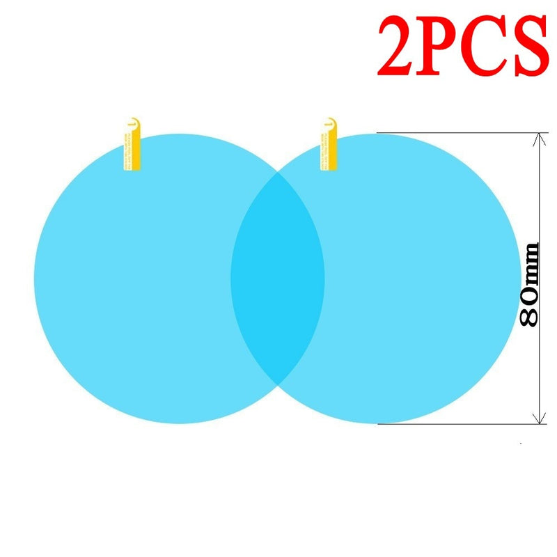 Car Rain-proof Film Rearview Mirror Waterproof Film Universal Window Glass Clear Anti-Fog Anti-reflective Sticker - minerandodescontos