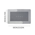Tapete Super Absorvente Antiderrapante 60x40cm Nappa Skin
