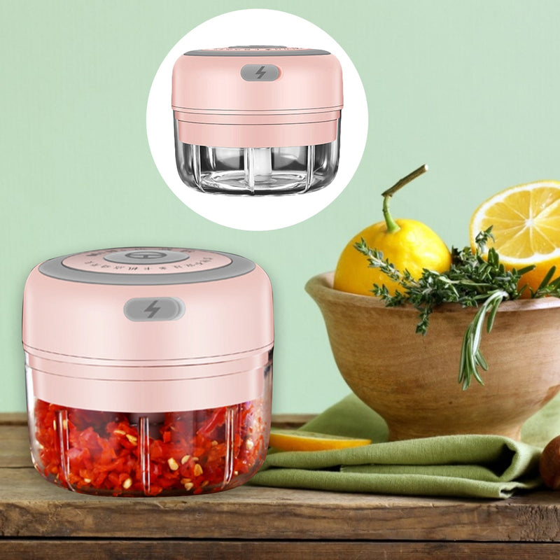 Mini Triturador de Alimentos Automático - Elétrico
