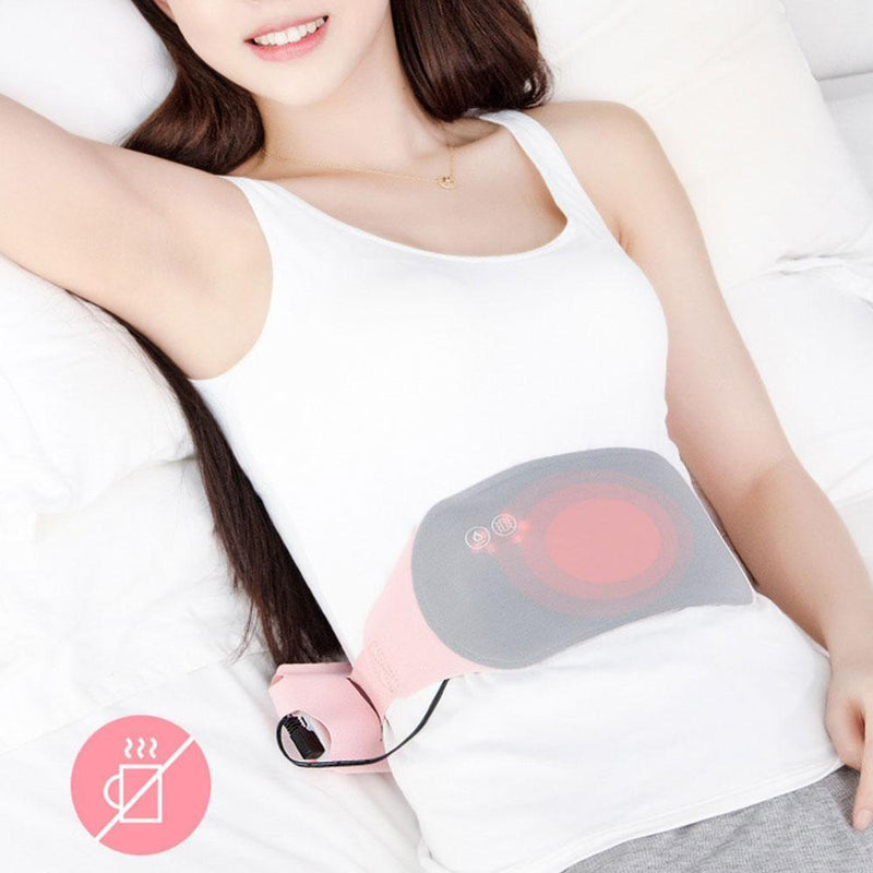 Cofe Uterus Warm Belt Menstrual Period Pain Relieve Materals Waist Moxibustion Massager Heating Wormwood Belt Hot Belt V6Y6
