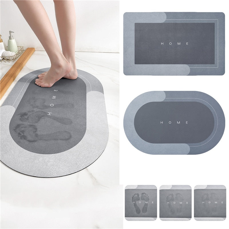 Tapete Super Absorvente Antiderrapante 60x40cm Nappa Skin