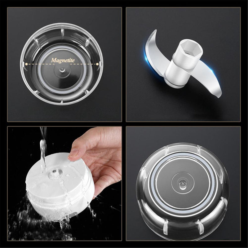 Mini Triturador de Alimentos Automático - Elétrico