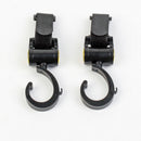 2 PCS/LOT Baby Stroller Accessories Hook Multifunction Baby Stroller Black High Quality Plastic Hook