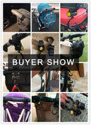 2 PCS/LOT Baby Stroller Accessories Hook Multifunction Baby Stroller Black High Quality Plastic Hook