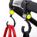 2 PCS/LOT Baby Stroller Accessories Hook Multifunction Baby Stroller Black High Quality Plastic Hook