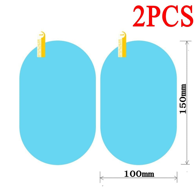 Car Rain-proof Film Rearview Mirror Waterproof Film Universal Window Glass Clear Anti-Fog Anti-reflective Sticker - minerandodescontos
