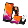 Carregador 3 em 1 Ultra Rápido 15W Para iPhone, Apple Watch e Airpods