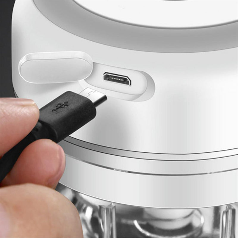 Mini Triturador de Alimentos Automático - Elétrico