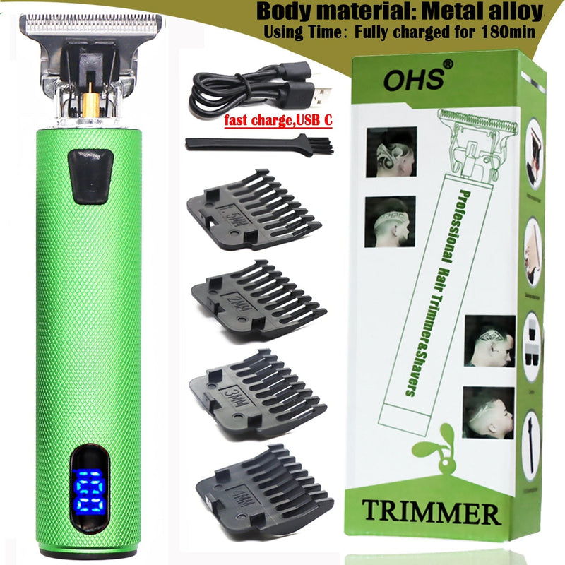 Maquina de Cortar Barba e Cabelo Profissional USB T9