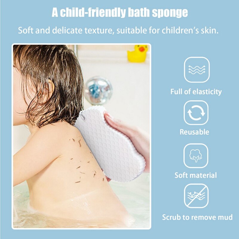 Esponja de Banho Magica Esfoliante  Adulto e Infantil