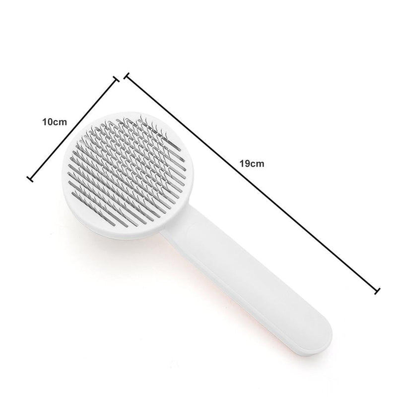 Pet Hair Comb Self Cleaning Slicker Brush for Cats Dogs Pet Grooming Brush for Cats Cat Fur Brush Grooming Tools Cat Supplies