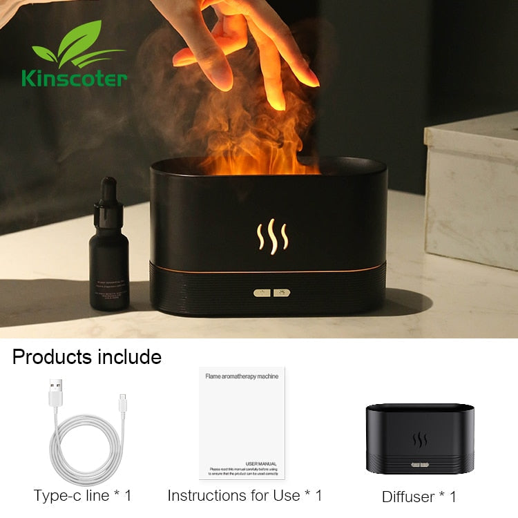 Difusor e Umidificador para Aromaterapia com Led - Original