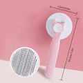 Pet Hair Comb Self Cleaning Slicker Brush for Cats Dogs Pet Grooming Brush for Cats Cat Fur Brush Grooming Tools Cat Supplies