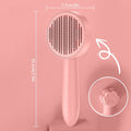 Pet Hair Comb Self Cleaning Slicker Brush for Cats Dogs Pet Grooming Brush for Cats Cat Fur Brush Grooming Tools Cat Supplies