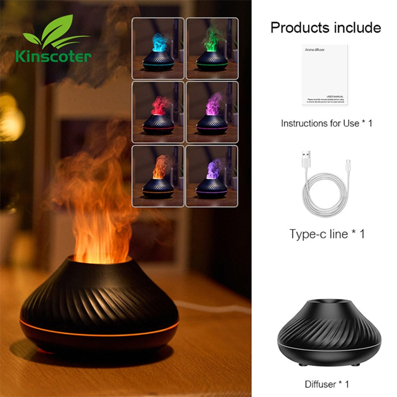 Difusor e Umidificador para Aromaterapia com Led - Original