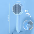 Pet Hair Comb Self Cleaning Slicker Brush for Cats Dogs Pet Grooming Brush for Cats Cat Fur Brush Grooming Tools Cat Supplies