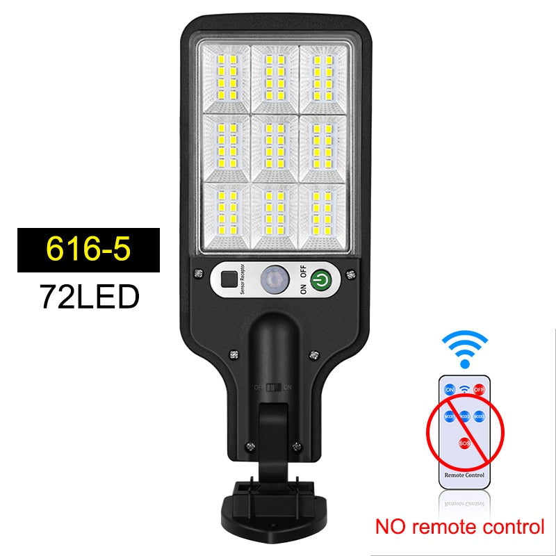Outdoor Solar Lamp Solar Street Lights With 3 Light Mode Waterproof Motion Sensor Security Lighting for Garden Patio Path Yard - minerandodescontos