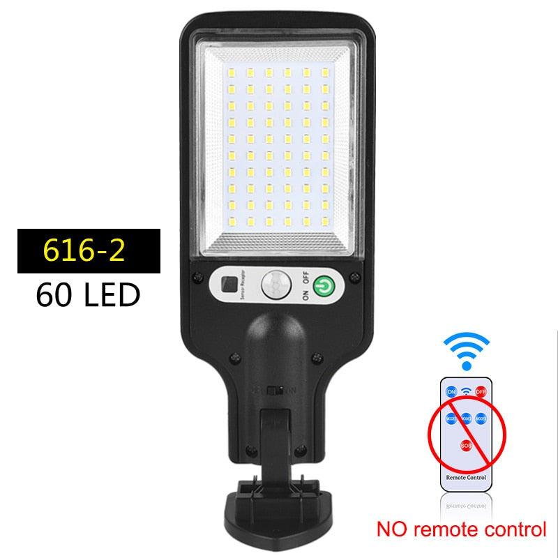Outdoor Solar Lamp Solar Street Lights With 3 Light Mode Waterproof Motion Sensor Security Lighting for Garden Patio Path Yard - minerandodescontos