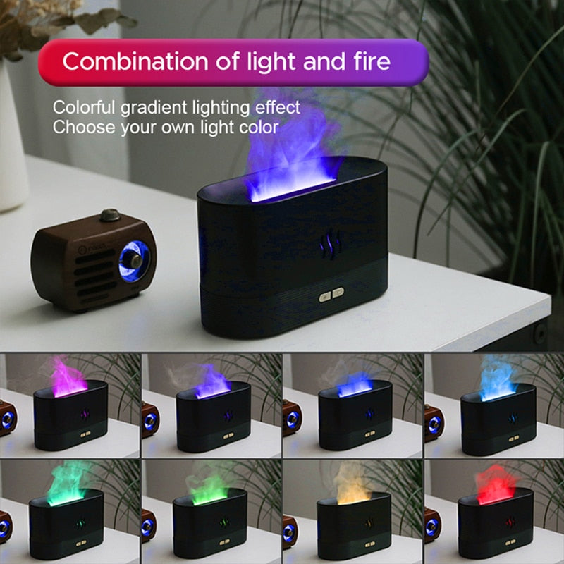 Difusor e Umidificador para Aromaterapia com Led - Original