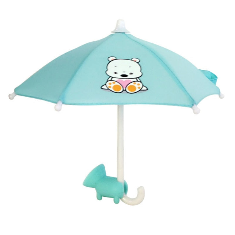 Suporte Universal para Celular Mini Guarda-Chuva com Ventosa