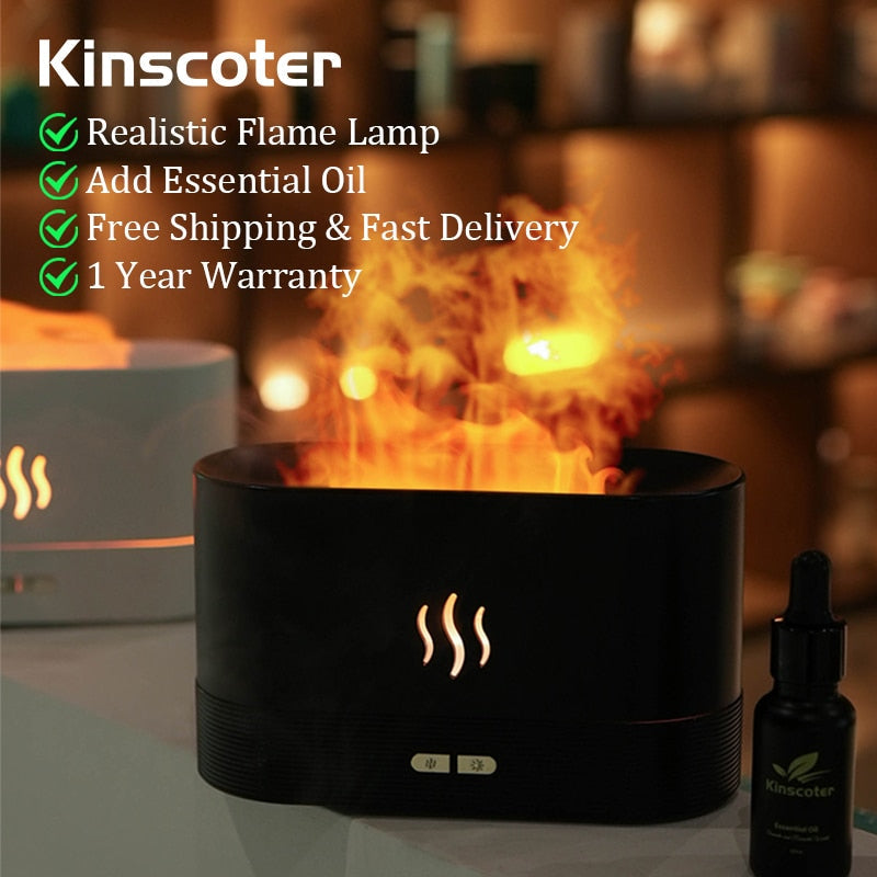 Difusor e Umidificador para Aromaterapia com Led - Original