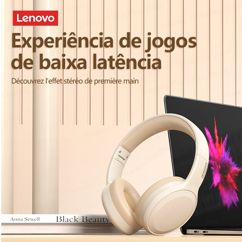Original Lenovo th30 wireless headphones Bluetooth earphone 5.0 foldable headset sport headphone game Fone Bluetooth earbuds